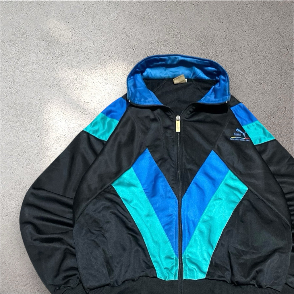 Tracktop Vintage Colorblock Three Tone Colour Brand Puma