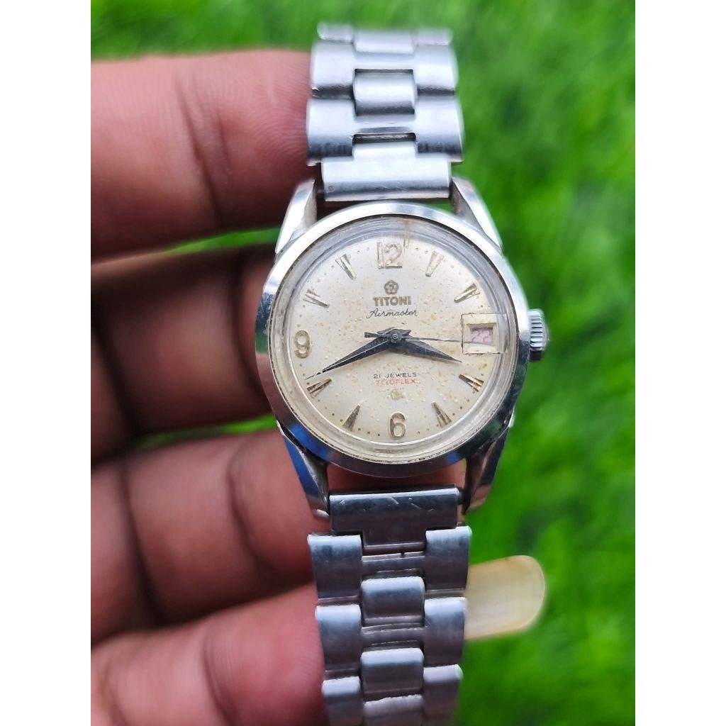Jam tangan merk titoni airmaster (ORIGINAL)