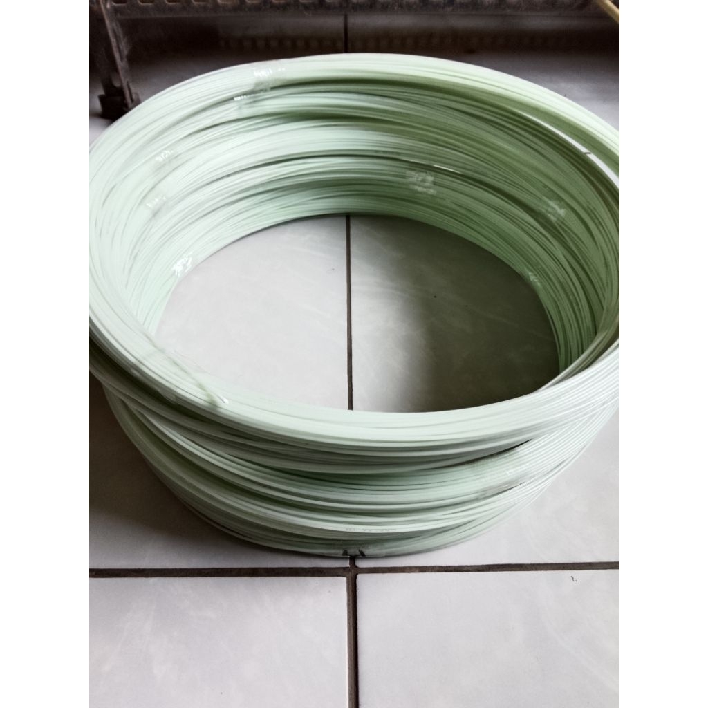 jeruji fiber putih susu 0,5mm 1mm 1,3mm 1,5mm panjang 100 meter