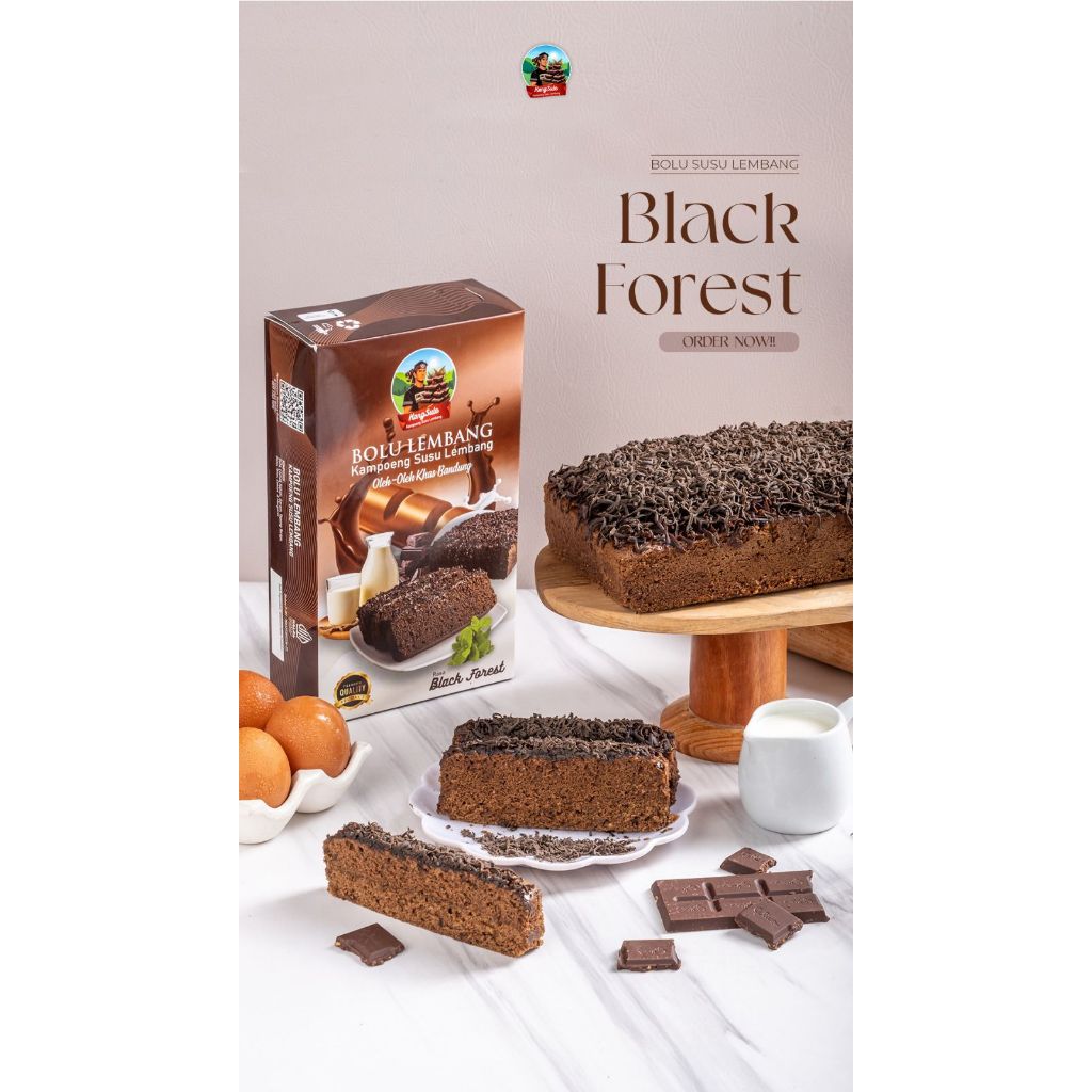 Bolu lembang Kang Sule Coklat Blackforest (Bisa ke luar kota,luar P.jawa)