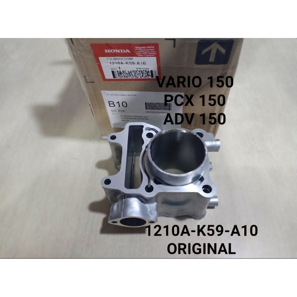 BLOK SEHER VARIO 150 ESP ORI AHM Cylinder Blok-Blok Seher Honda Vario 150 Led Asli 1210A-K59-A10