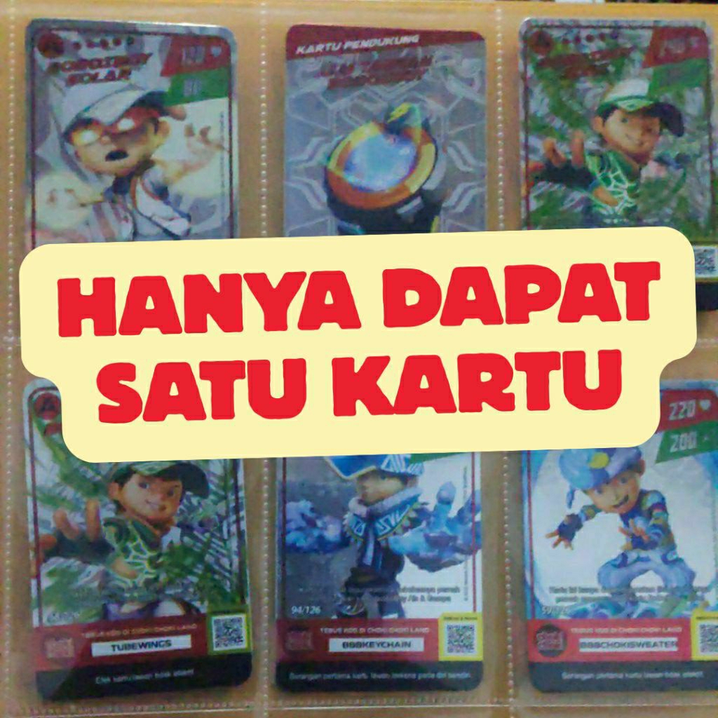Choki Choki BoBoiBoy Monsta Galaxy Card Foil Holo Hologram Silver | Hadiah Coklat Koleksi | TCG