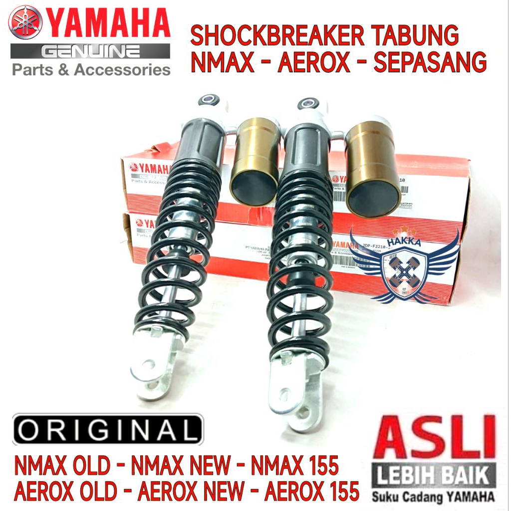 2DP ORIGINAL SHOCKBREAKER TABUNG YAMAHA NMAX 155 NEW, SHOCKBREAKER TABUNG YAMAHA NMAX 155 OLD, SHOCK