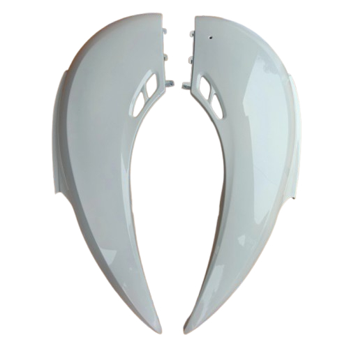 COVER BODY SCOOPY KARBU PUTIH / BODY BELAKANG SCOOPY KARBU PUTIH MERK WIN