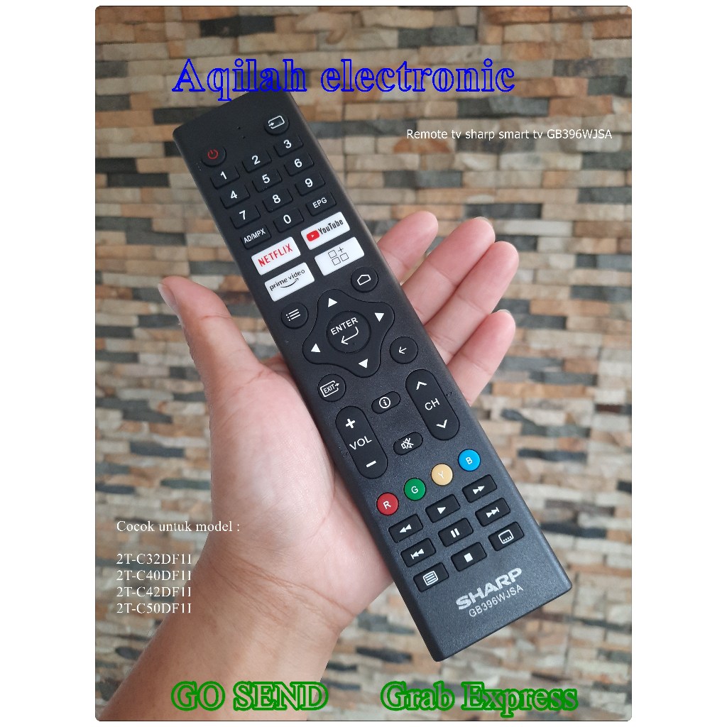 Remote tv Sharp smart tv GB396WJSA
