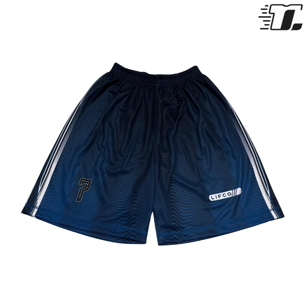 Celana Voli Pria Original Lifco Crofle Series | Fullprint Celana Sport Cowok Bahan Crofle Black Tosc