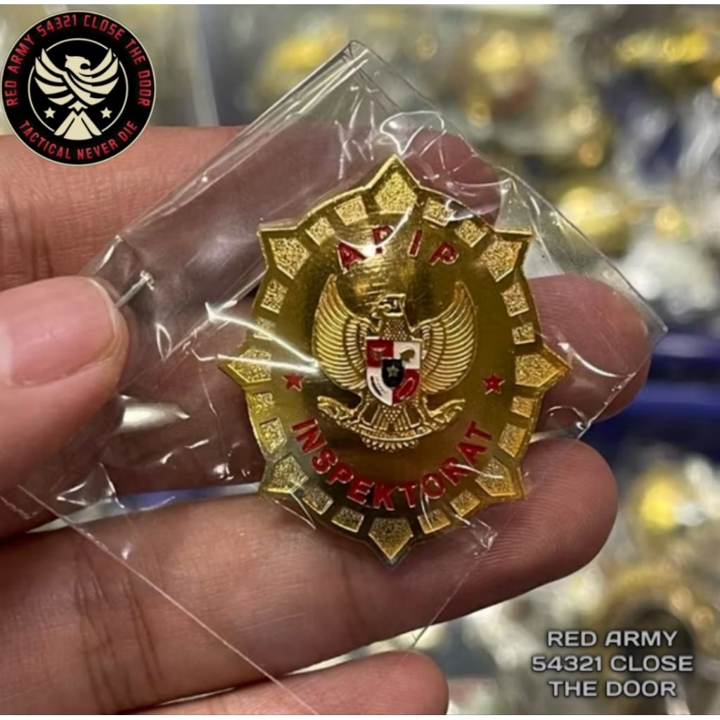 Pin APIP INSPEKTORAT Magnet Exclusive Best Quality Premium