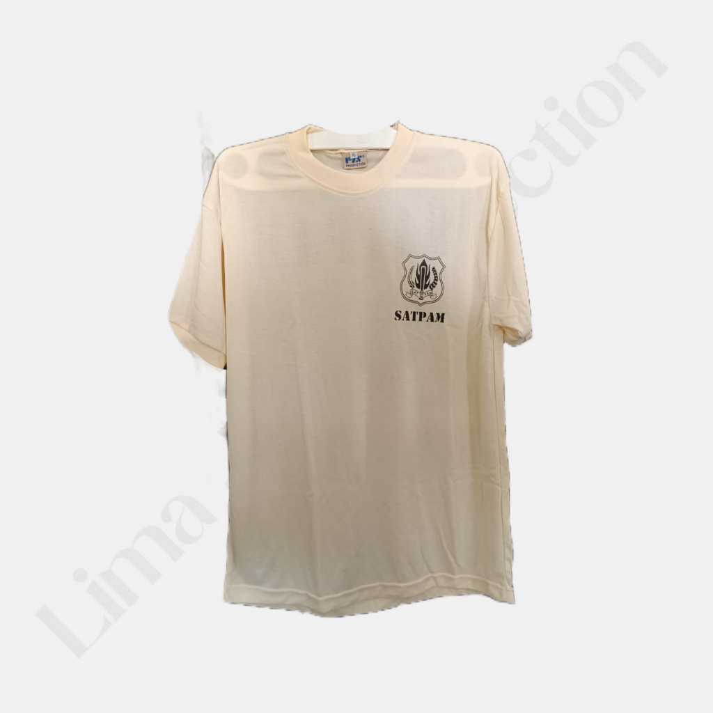 kaos security lengan pendek