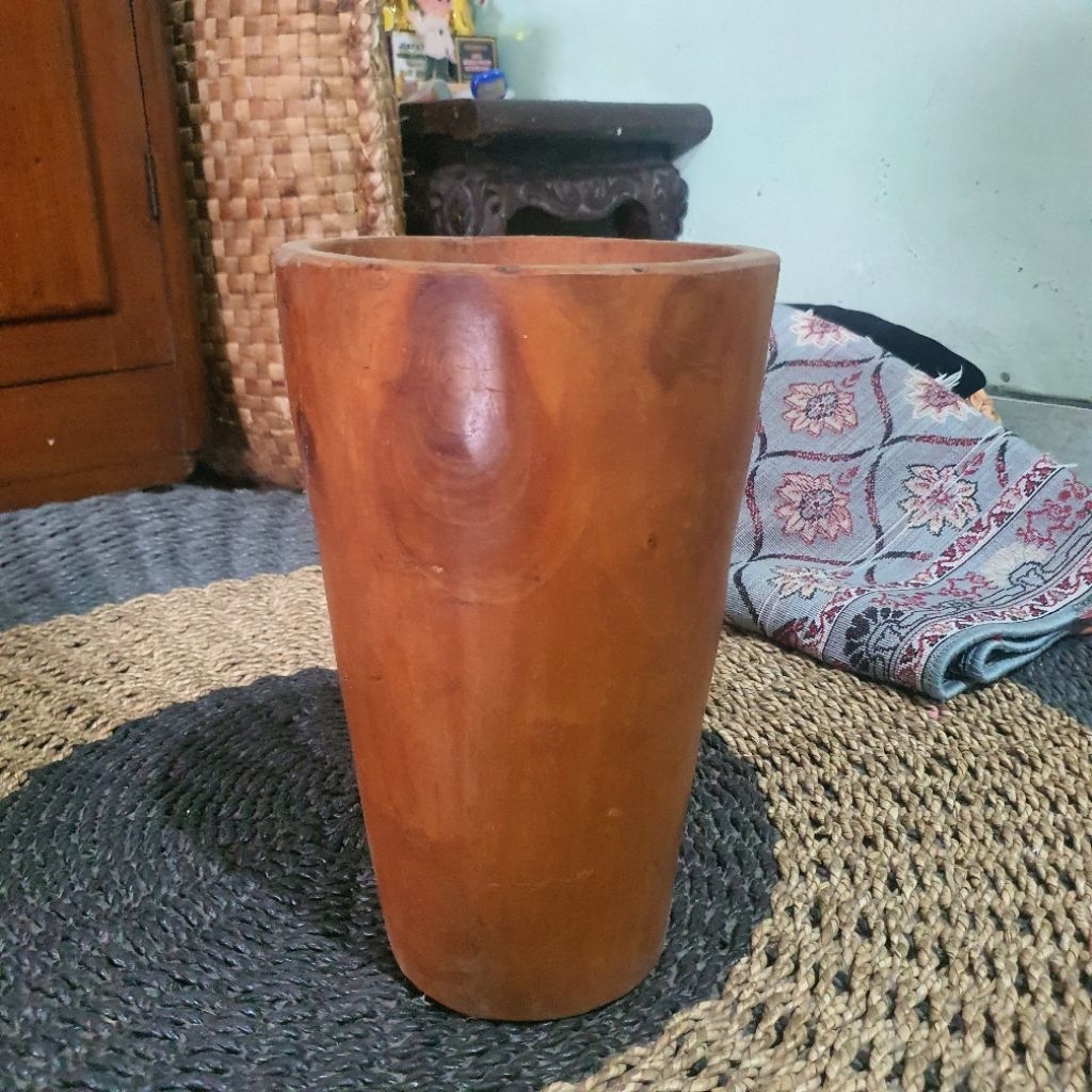 [NEW] Pot/Vas Besar Bunga Kayu Jati