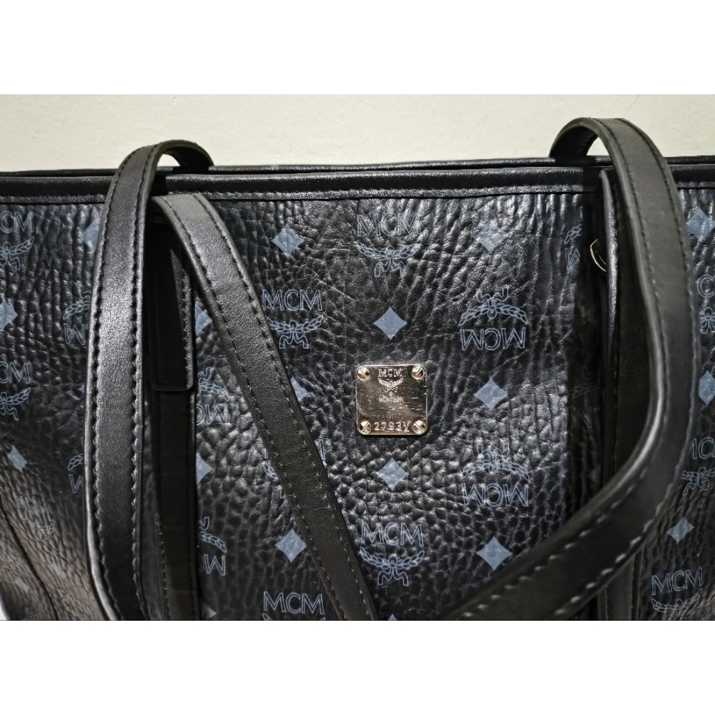 Preloved Tote MCM Hitam Besar