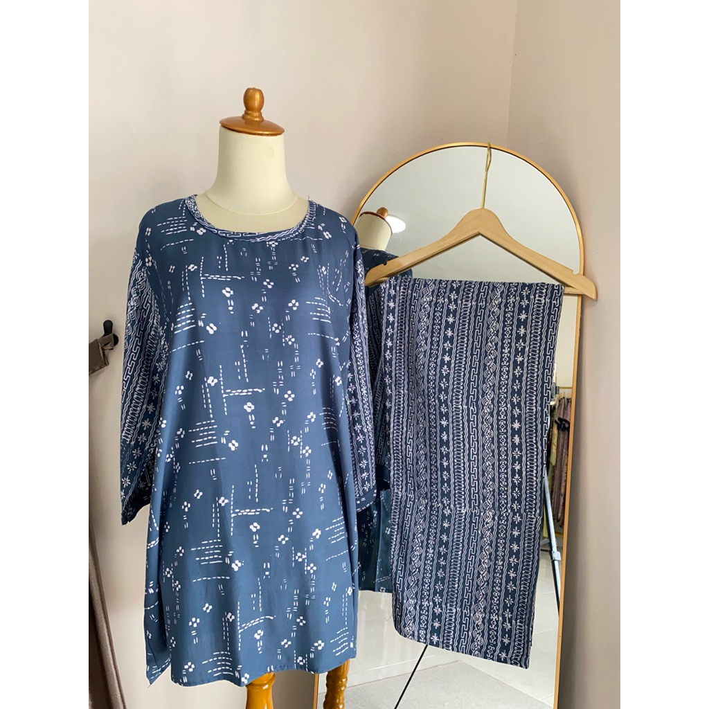 NESTUFF ONE SET TUNIK BATIK PARADIS JUMBO