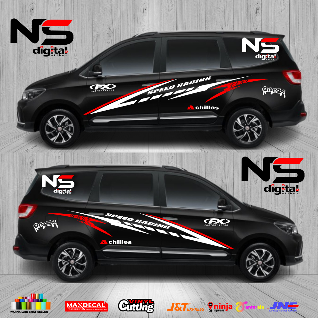 (COD) Stiker Mobil Wuling Confero Sticker Cutting Wuling Confero Terbaru