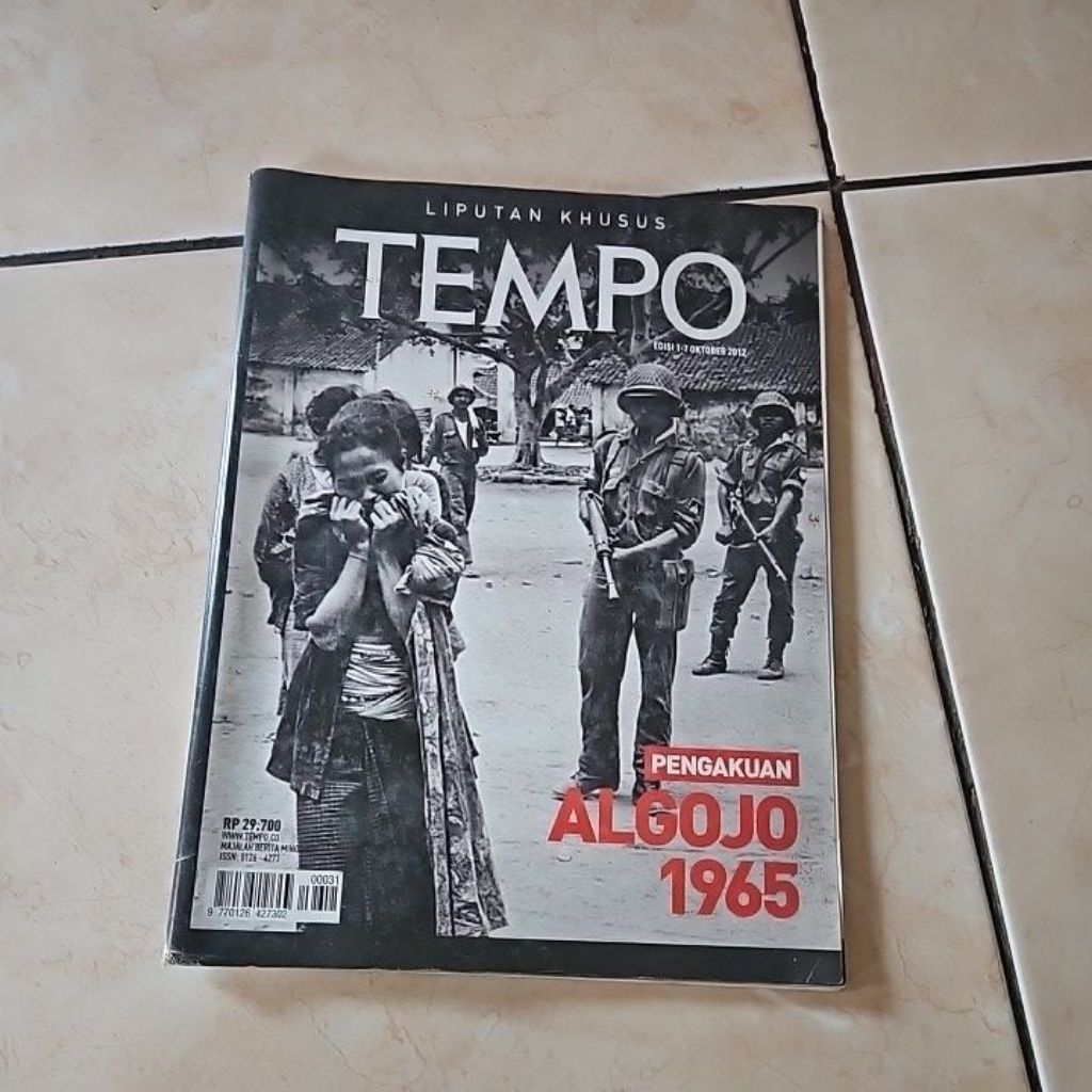 Majalah Tempo Pengakuan Algojo 1-7 Oktober 2012
