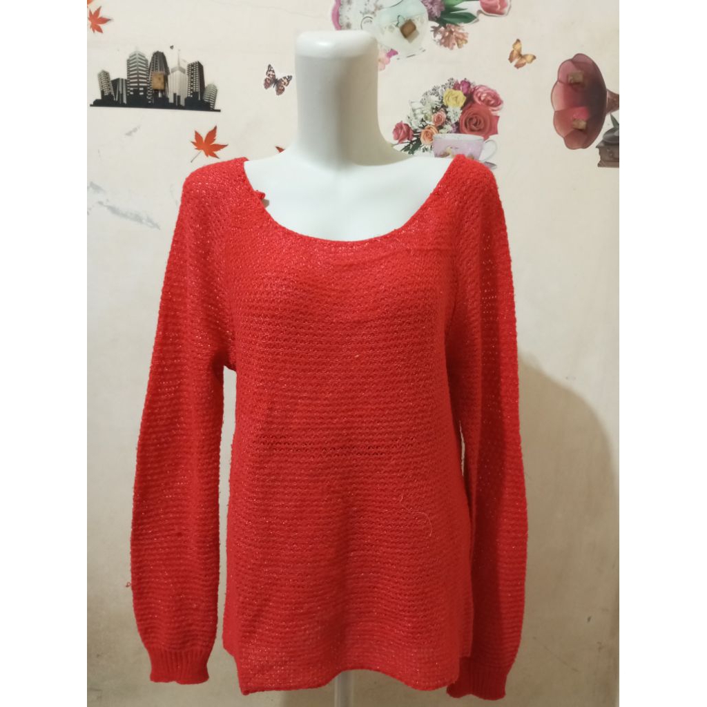 BAJU RAJUT WANITA PRELOVED Merk COLORBOX