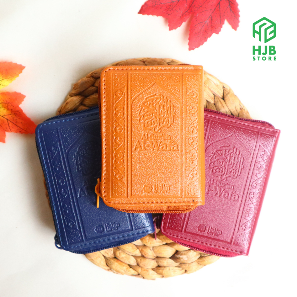 Al Quran Al-Wafa A7 Pocket Quran Resleting Elegan