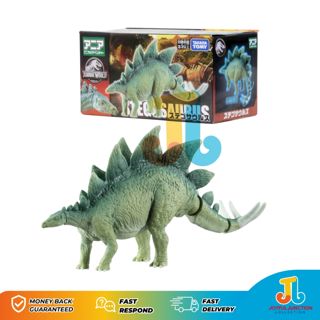 ANIA Jurassic World Stegosaurus - Takara Tomy - Koleksi Figure Jurassic