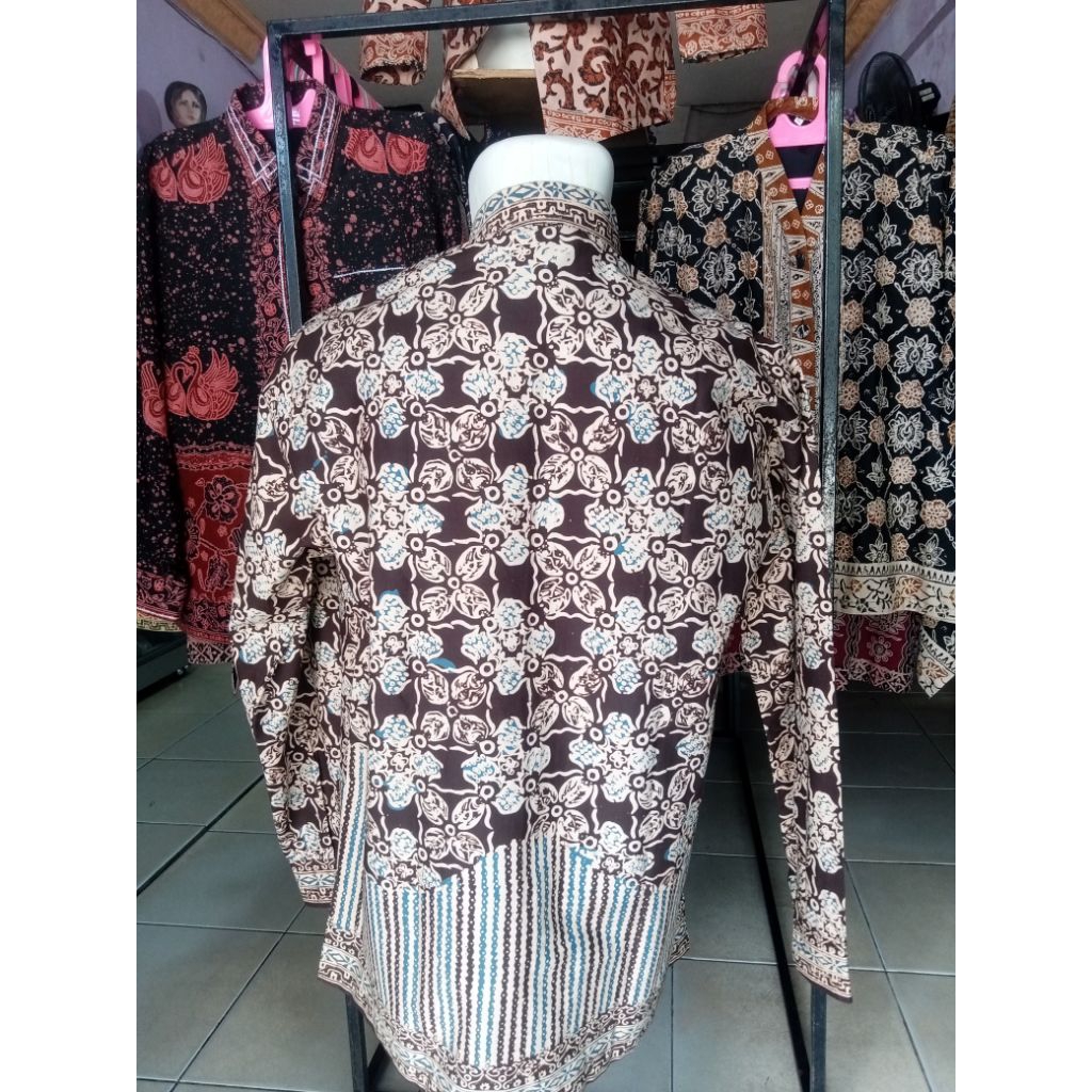 [BatikDTR] Batik Jambi Kemeja Pria