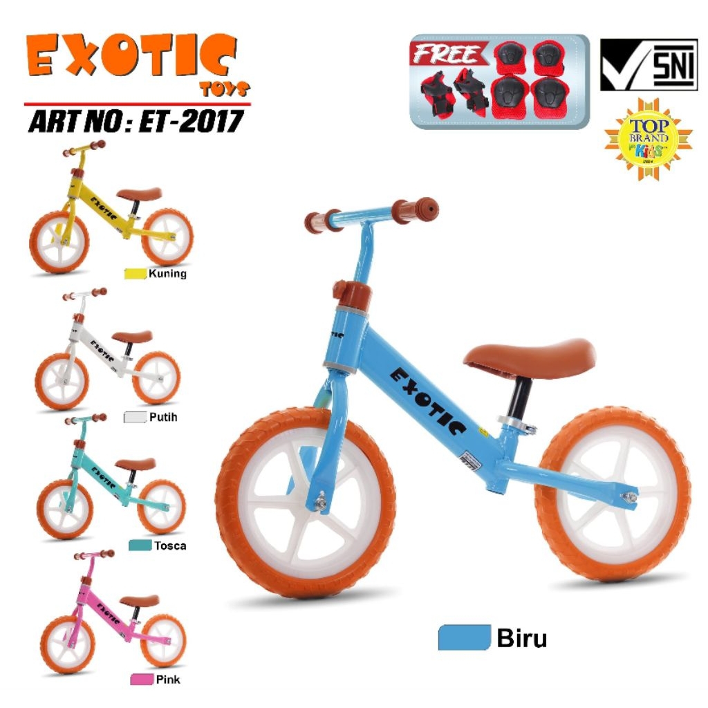 Push bike Exotic ET 2017  Balance bike Ban Eva