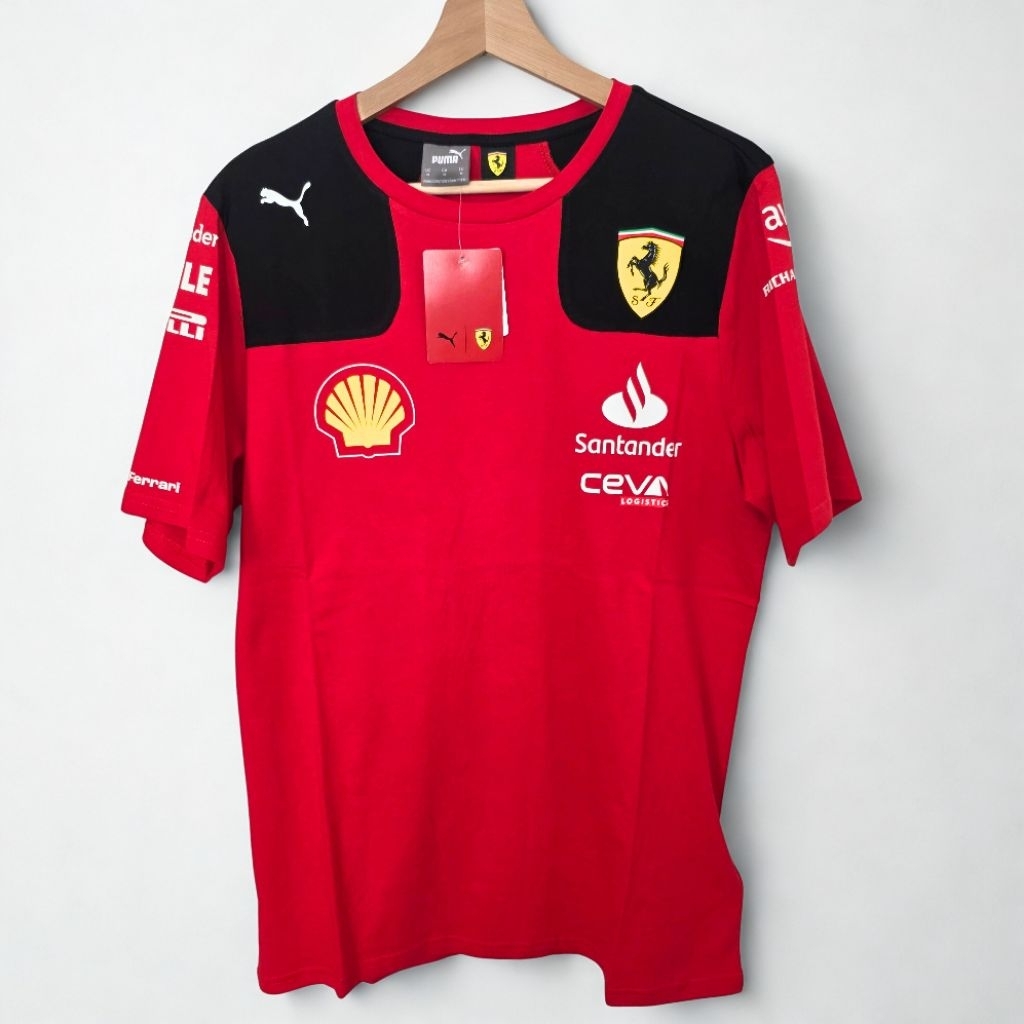 Baju kaos puma Scuderia Ferrari F1 Men's Team T-Shirt red original