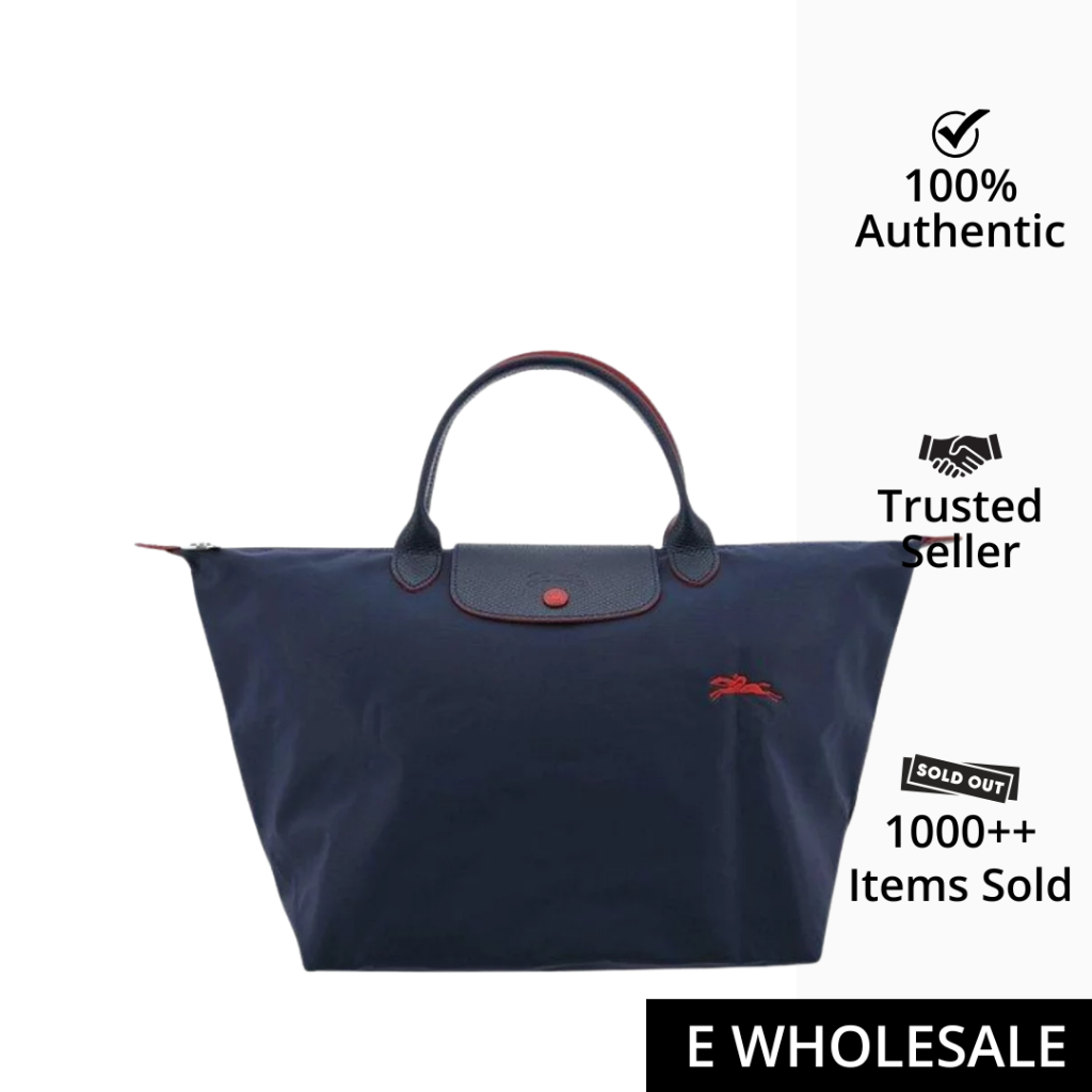 Longchamp Le Pliage Club M Top Handle Navy (L1623619556)