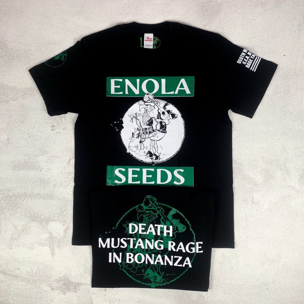 ENOLA x SEEDS Black | Kaos Band Original Official Merchandise