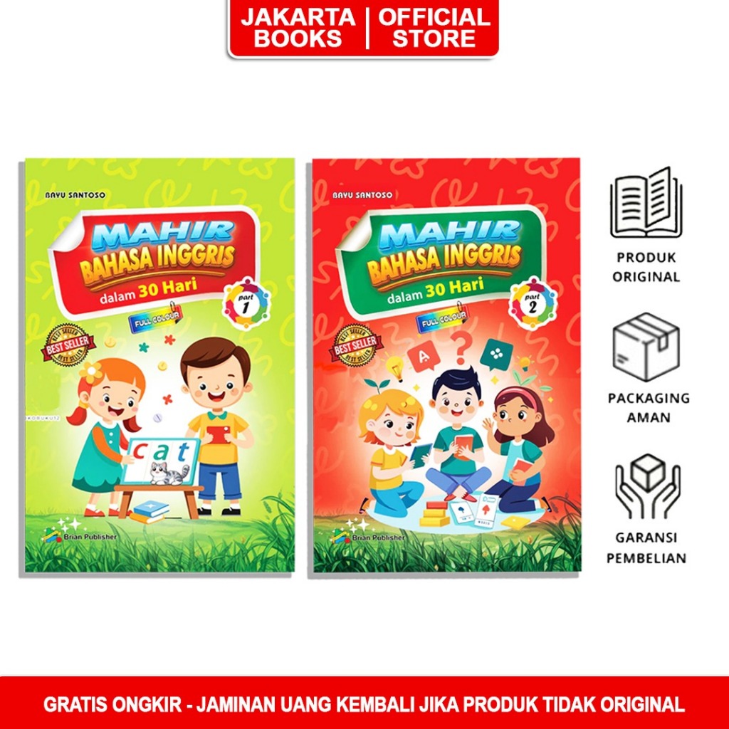 Buku Bahasa Inggris Anak Anak Mahir Bahasa Inggris Dalam 30 Hari