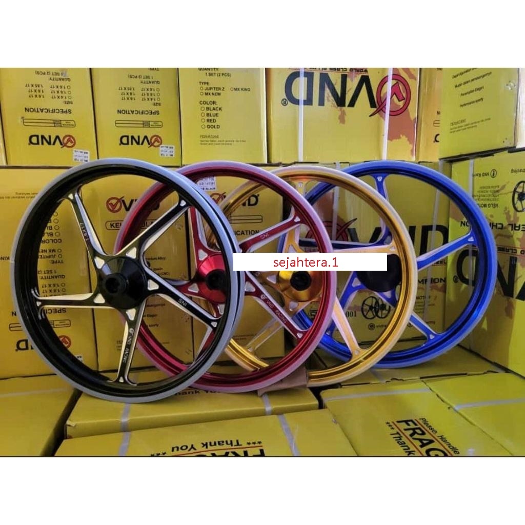 Velg Palang 5 copy Enkei AK55 VND Racing Mx King/Vixion New/Rx King/JupiterZ/Vega/Mx Old/FizR/Force1