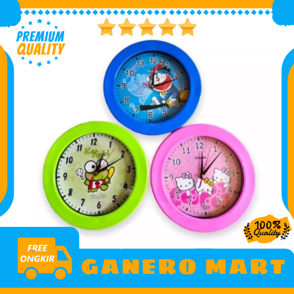 Jam Dinding Karakter murah | Jam Dinding Karakter lucu | Jam Dinding Karakter estetik