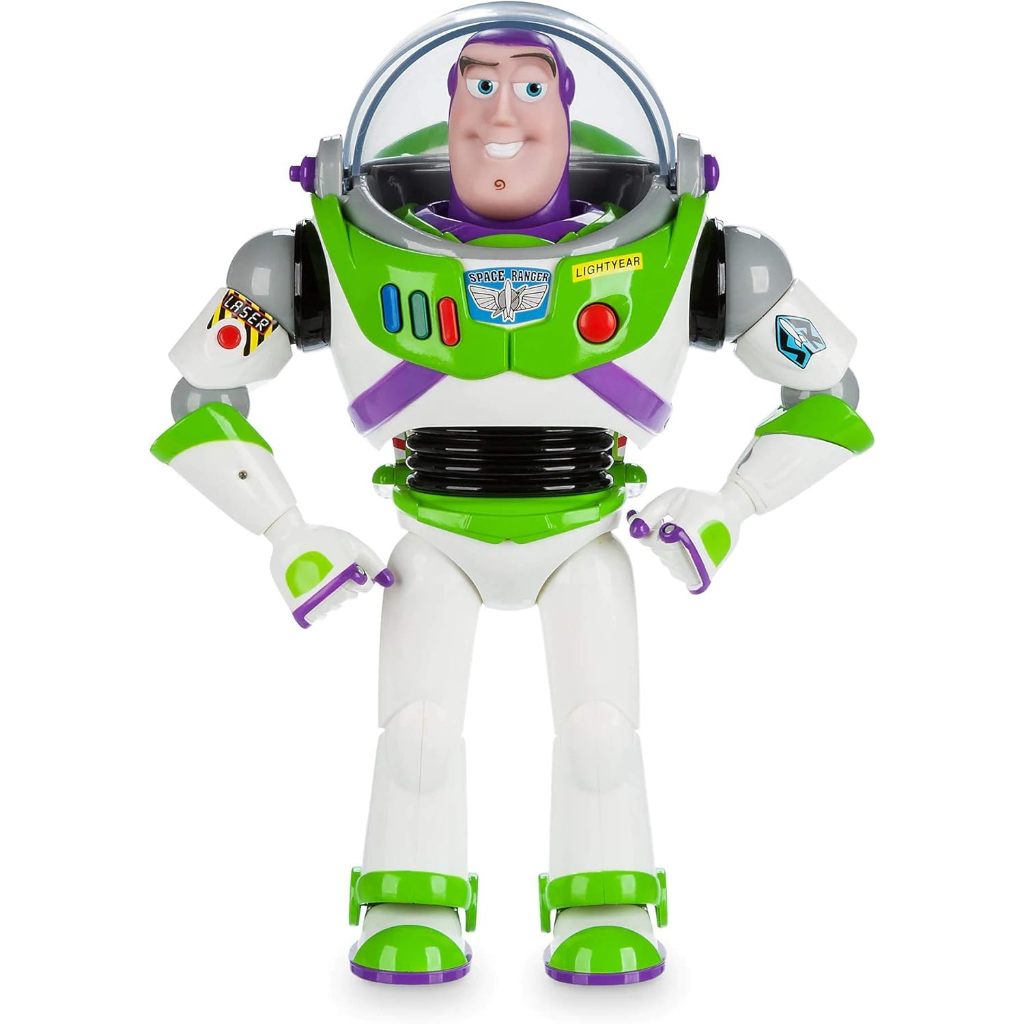 Disney Store Official Buzz Lightyear Interactive Talking Action Figure From Toy Story Features 10+