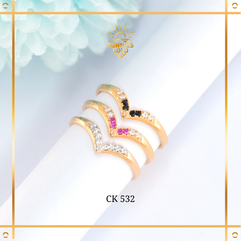 CINCIN AUREL EMAS ASLI 0,5 GR  CINCIN  WANITA EMAS ASLI PERMATA - CK 532