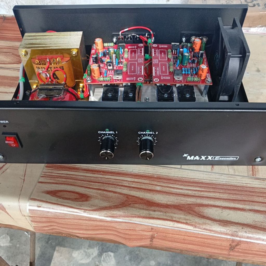 power 5amper ct 32 driver 504 streo perchanel mengunakan toshiba 5200 2 set total kanan kiri 4 set o