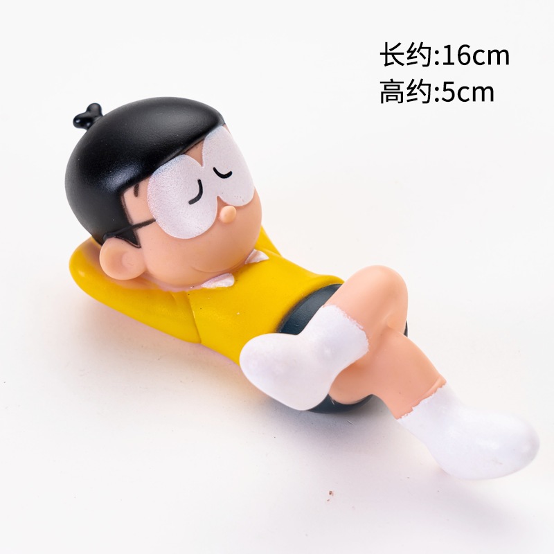 Hiasan Toy Sleeping Nobita Karet Doraemon figurine action figure pajangan mainan