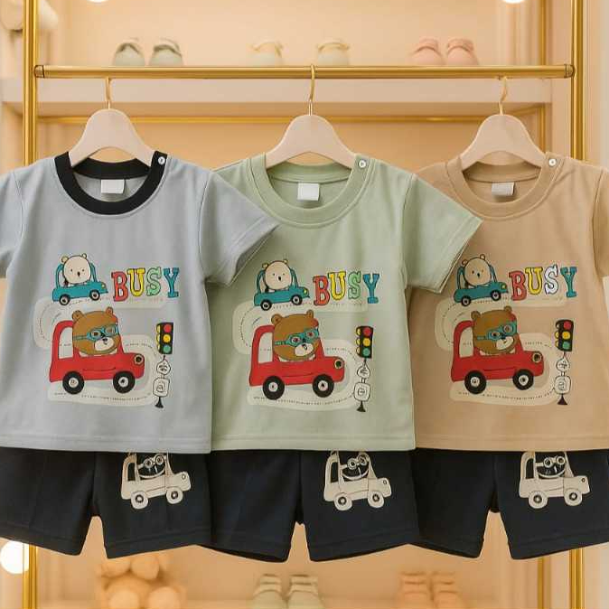 Walton Kids 8578 Setelan Walton Kids Bayi Usia 1-2 Tahun Bahan Kaos Adem dan Dijamin Nyaman
