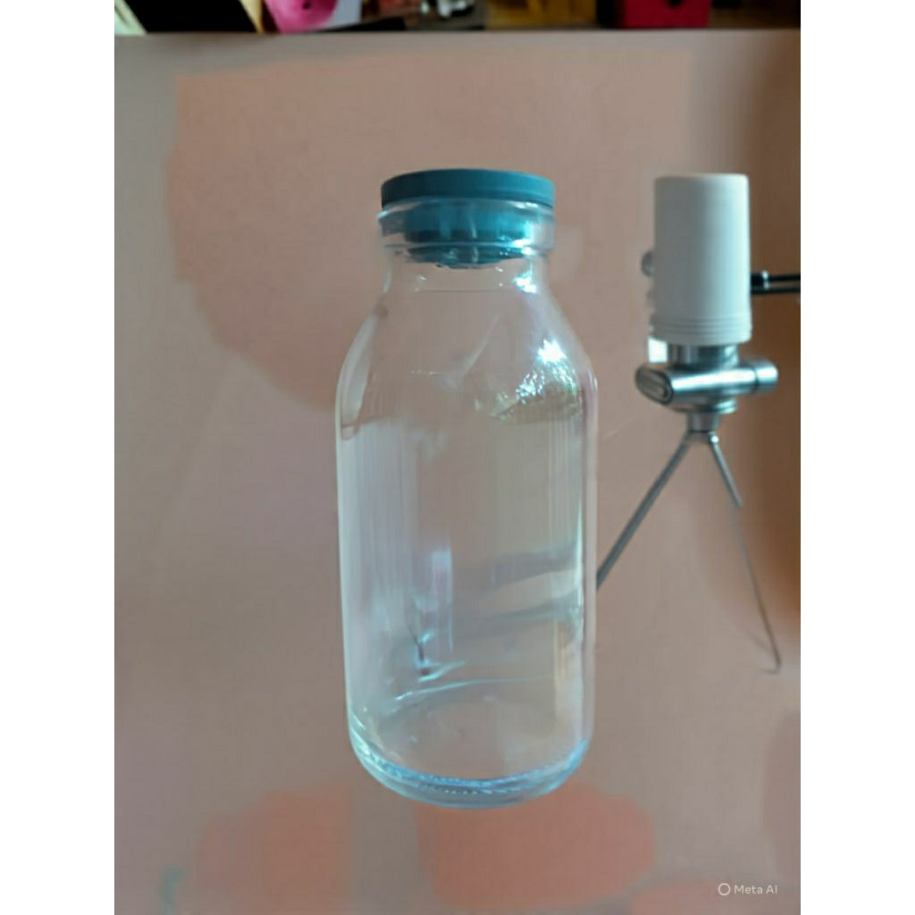 Botol Kaca Asi Ukuran 100Ml Tutup Karet Kecil/Panjang Tutup Kedap Udara