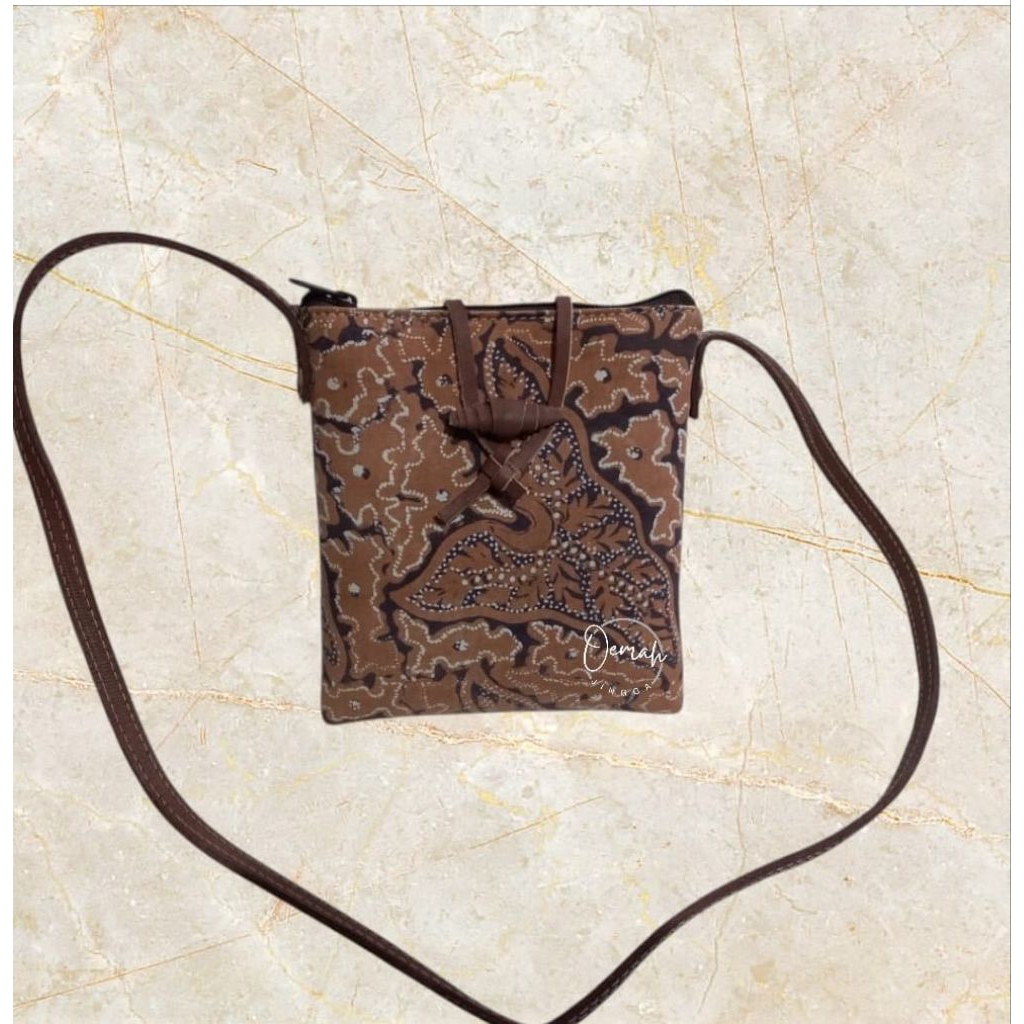 tas batik wanita - tas slingbag batik donita