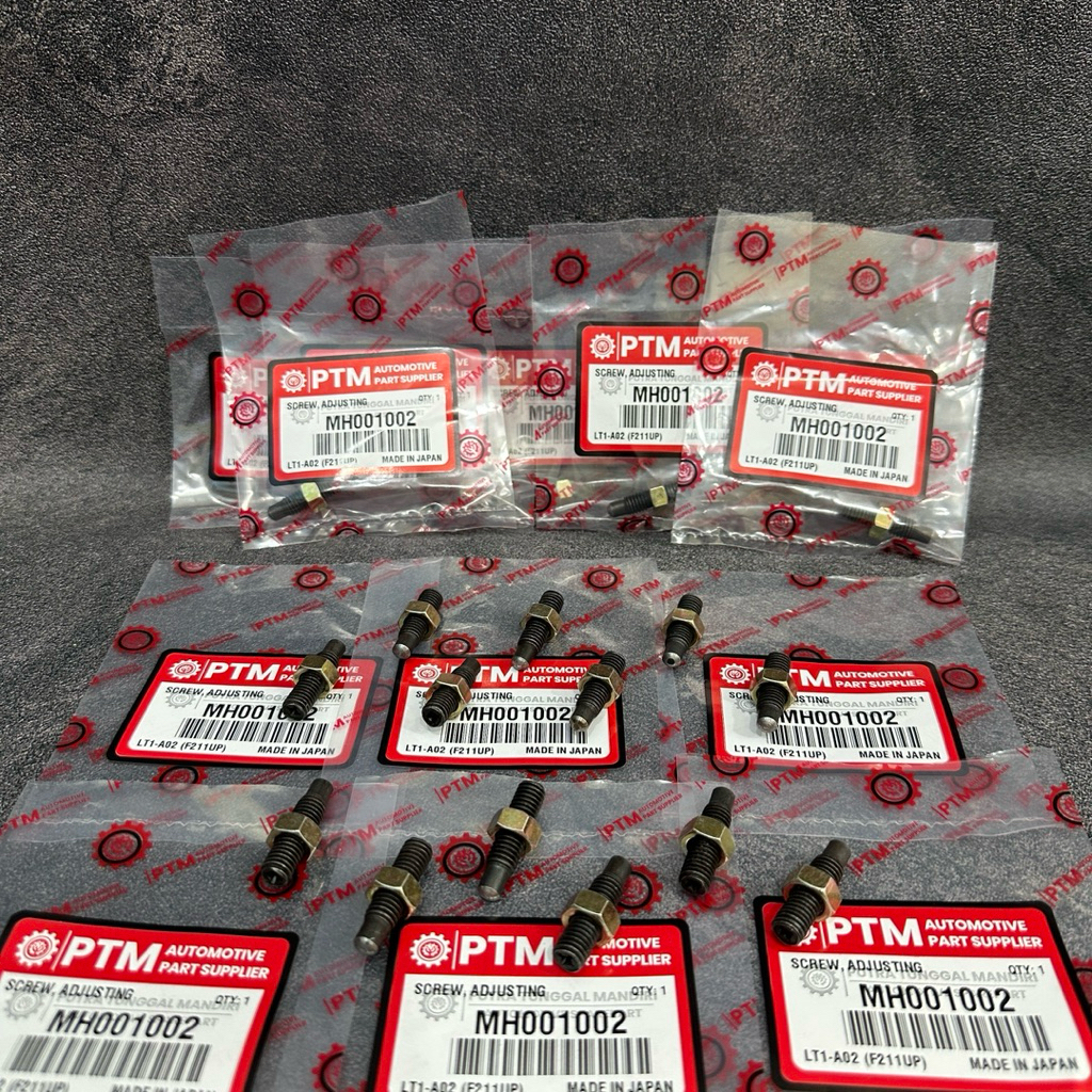 Adjuster Screw/Baut Setelan Klep Mitsubishi Ps100/Ps120/Ps125/Ps136 MH001002 Genuine PTM 1Pc