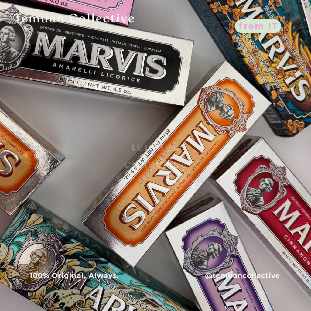 M A R V I S Toothpaste – Premium Italian Luxury Whitening Toothpaste, Fresh Long-Lasting Mint Flavor
