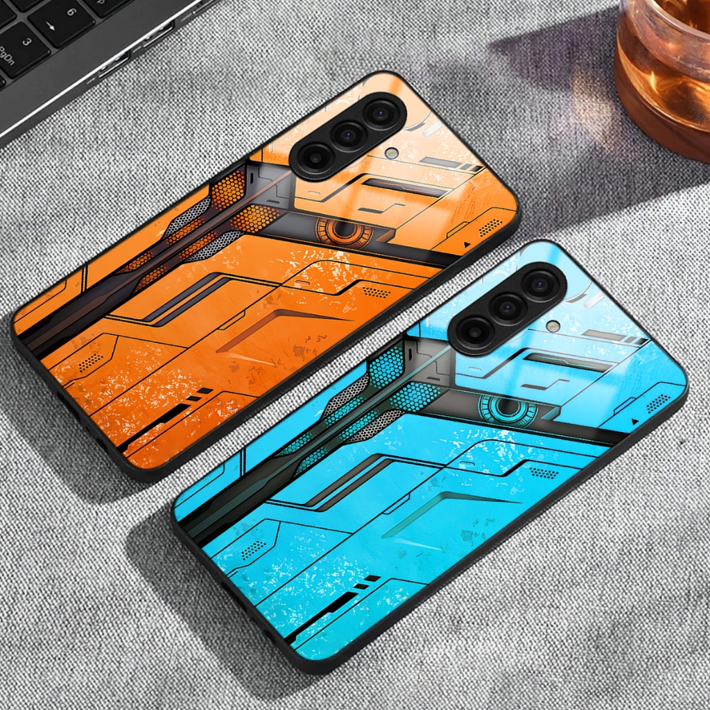 Softcase Kaca Samsung A17 TERBARU A13 A14 A15 A16 Case Kilau - Softcase Plat - Casing Custom Samsung