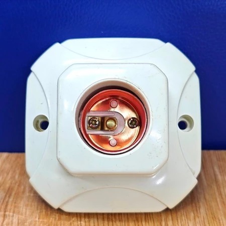 TER MURAH FITTING PLAFON SEGI 4 fiting tempel e27 lampu led rumah plafon ternit kayu 2a 250v 2 amper