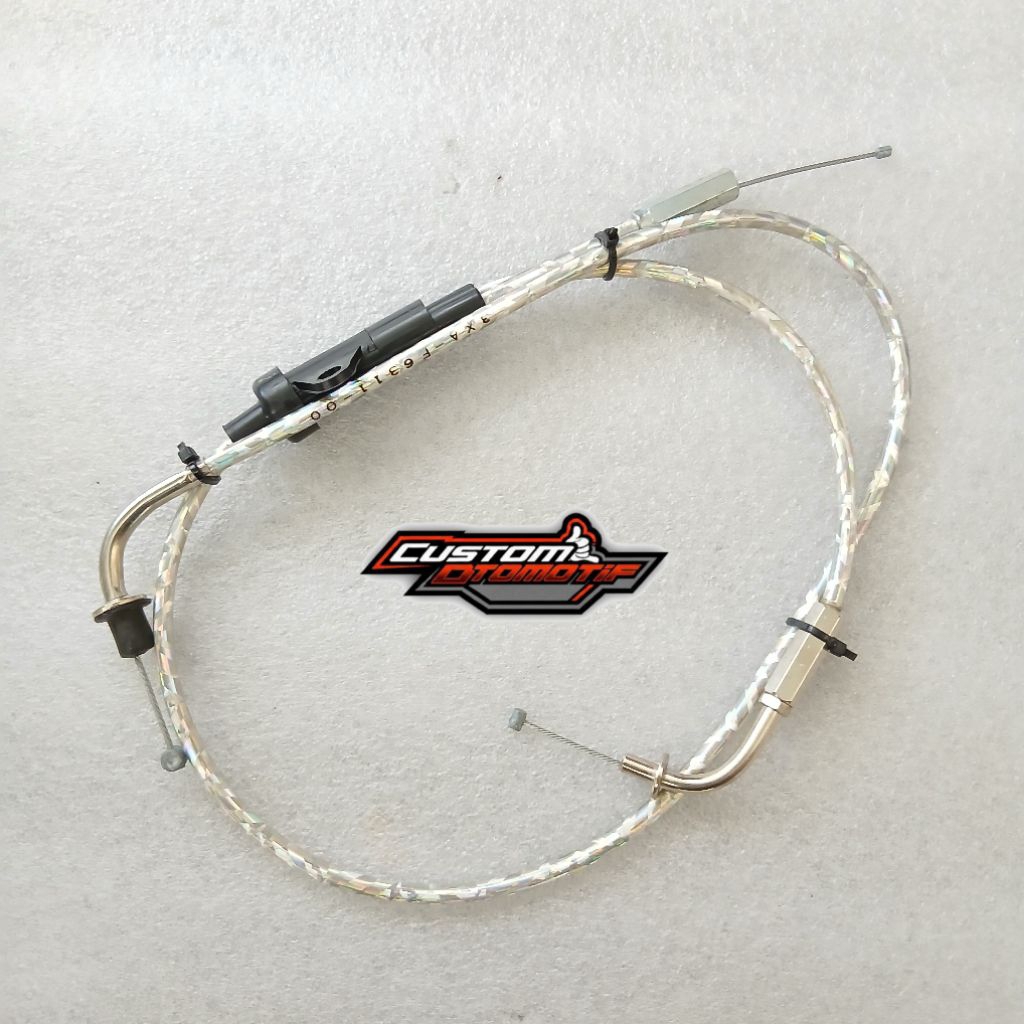 Kabel Gas FORCE-1 FIZR warna putih merk Daytona
