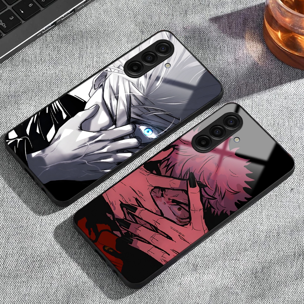 Softcase Kaca Samsung A17 TERBARU A13 A14 A15 A16 Case Kilau - Softcase Plat - Casing Custom Samsung