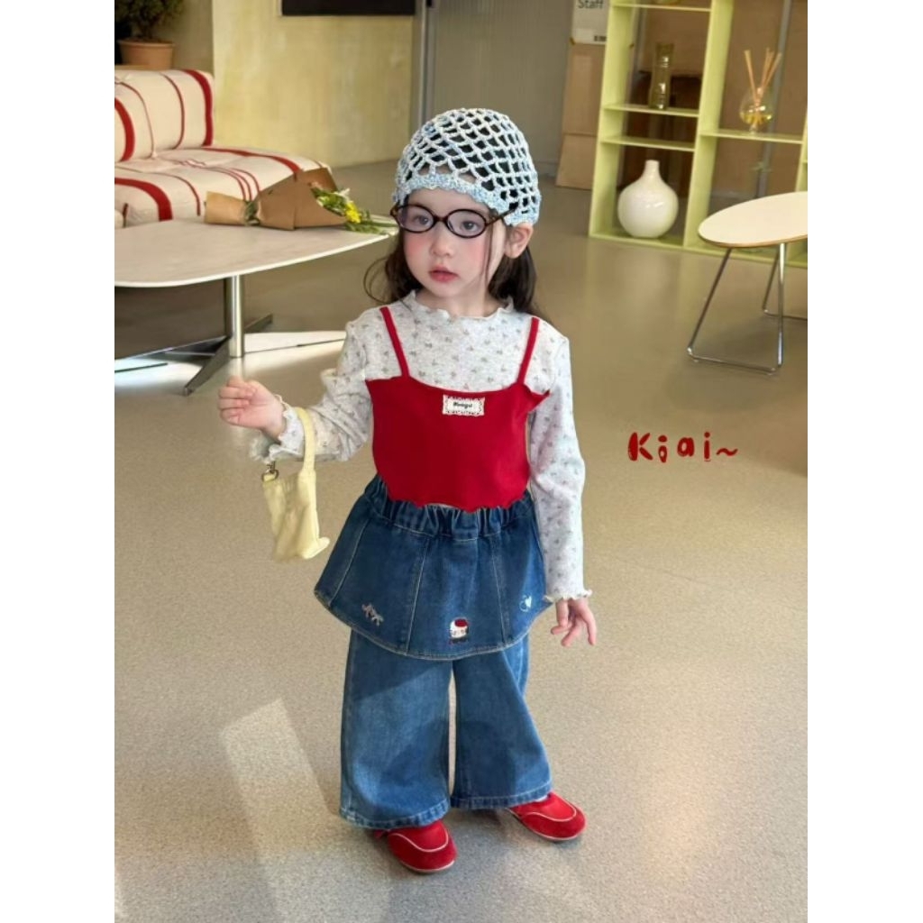 setelan wanita pp celana jeans