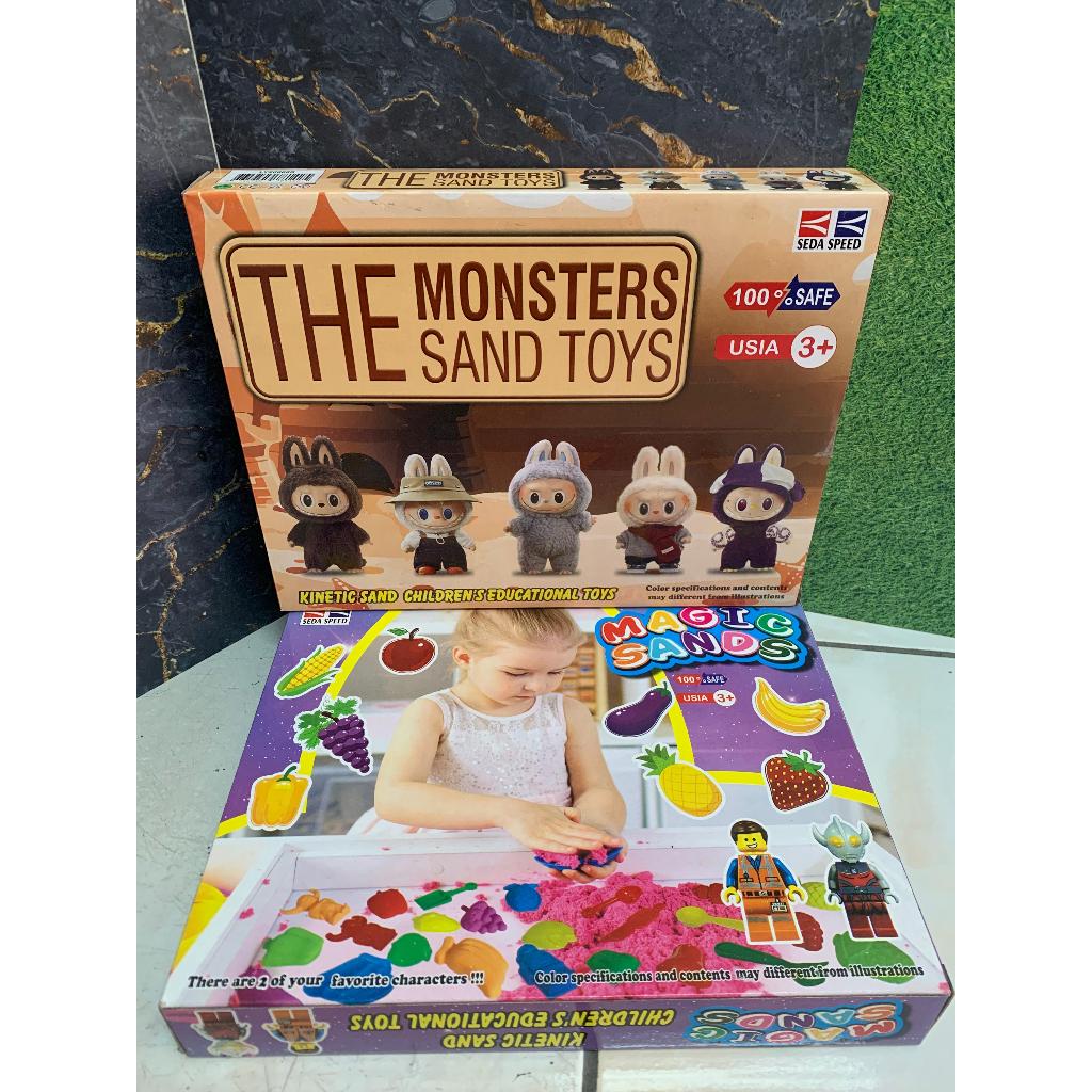 Mainan Pasir Ajaib + Cetakan Lucu | Edukatif & Kreatif