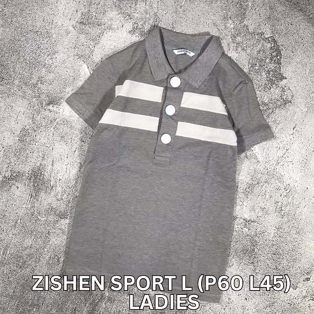 ZISHEN SPORT Golf Baju Kaos Kerah Polo Shirt Dryfit Jersey Golep Tenis - Padel Ladies Wanita Cewek