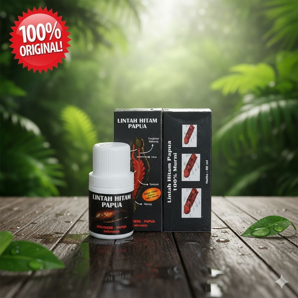 Produk asli MINYAK KEMASAN Privasi Aman Minyak Lintah Papua Hitam Asli Original Pembesar Mr P Penis