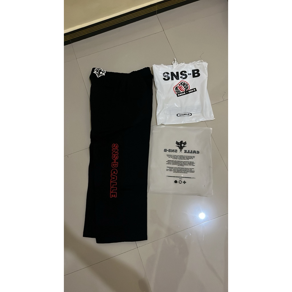 Snsb x Calle pants hoodie black