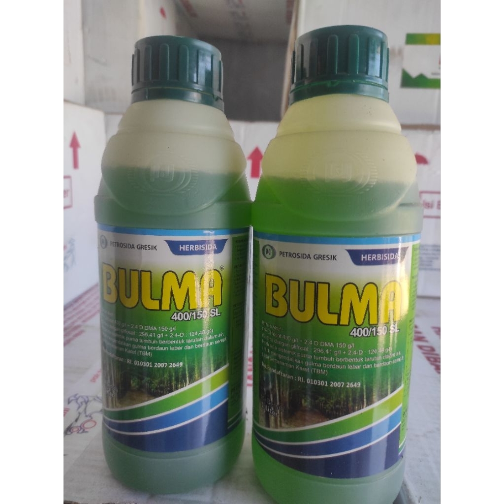 BULMA HERBISIDA BULMA 400/150 SL dengan dua kandungan bahan aktif isi 1liter