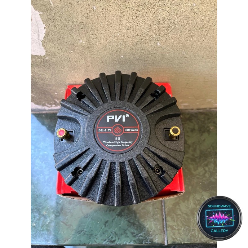 Driver Tweeter Kompresi PVI D51 Titanium VC 2 Inch 300 Watt Model Drat Bisa Spool Ulang Original | P