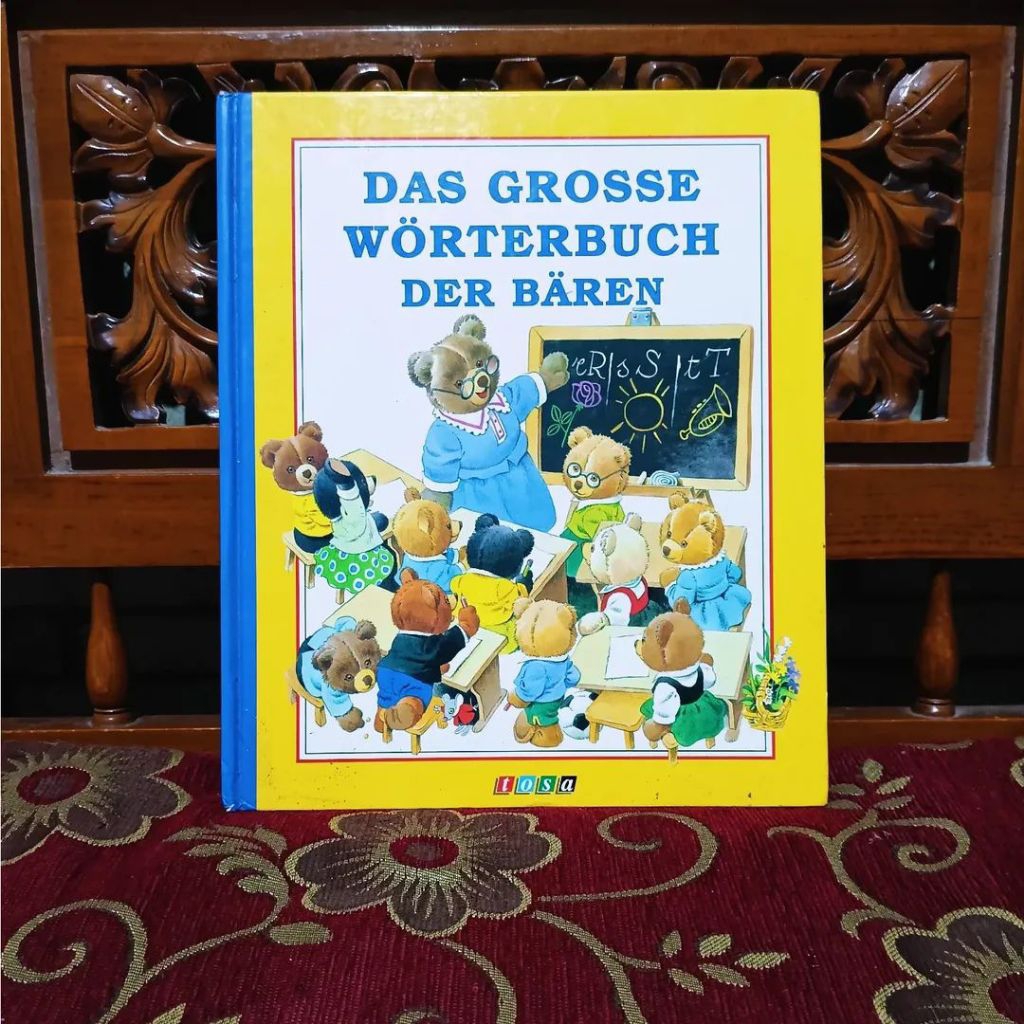 Buku Anak Tony Wolf Kamus Jenaka Das grosse Wörterbuch der Bären (Kamus Besar Beruang)