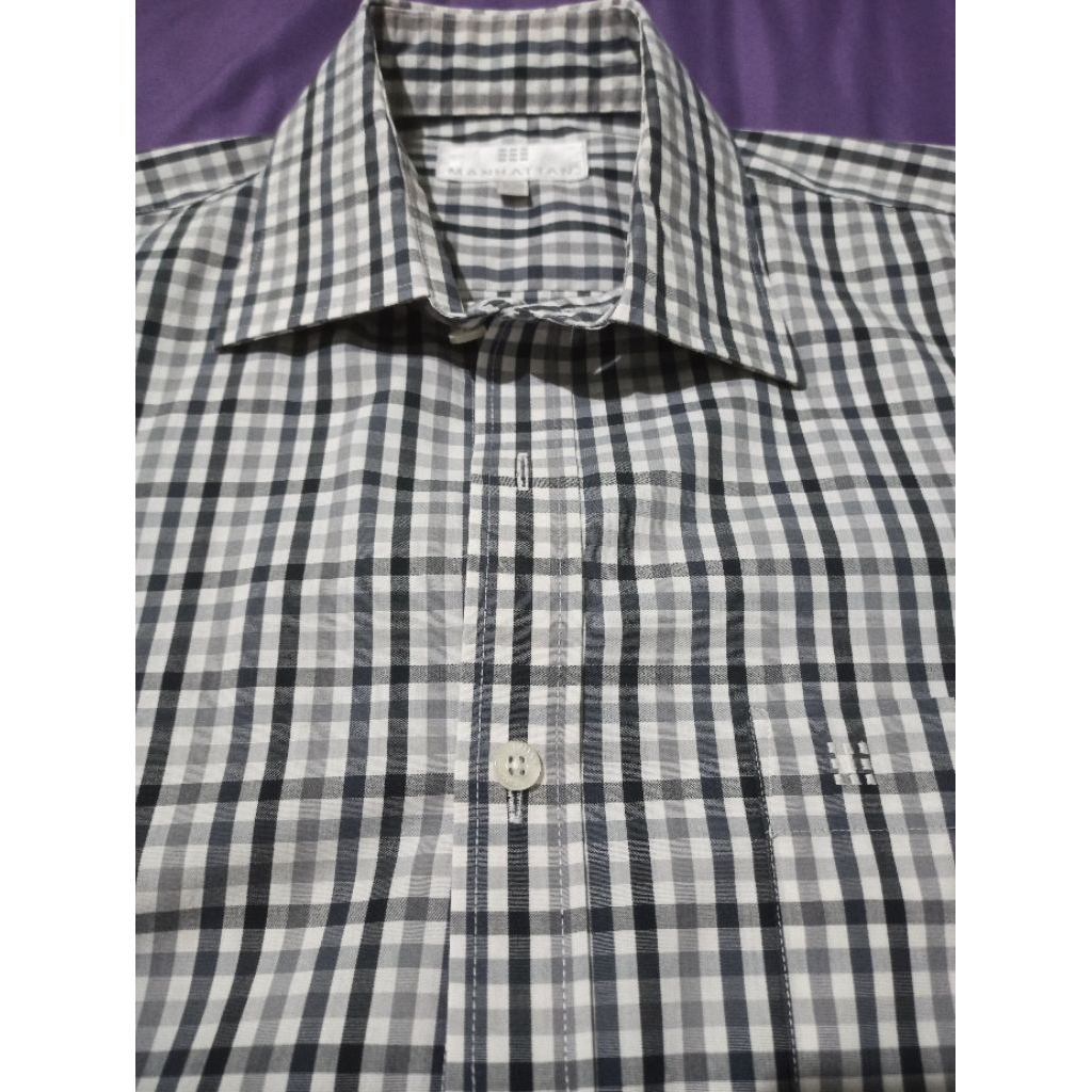 Kemeja Pria Manhattan lengan pendek
